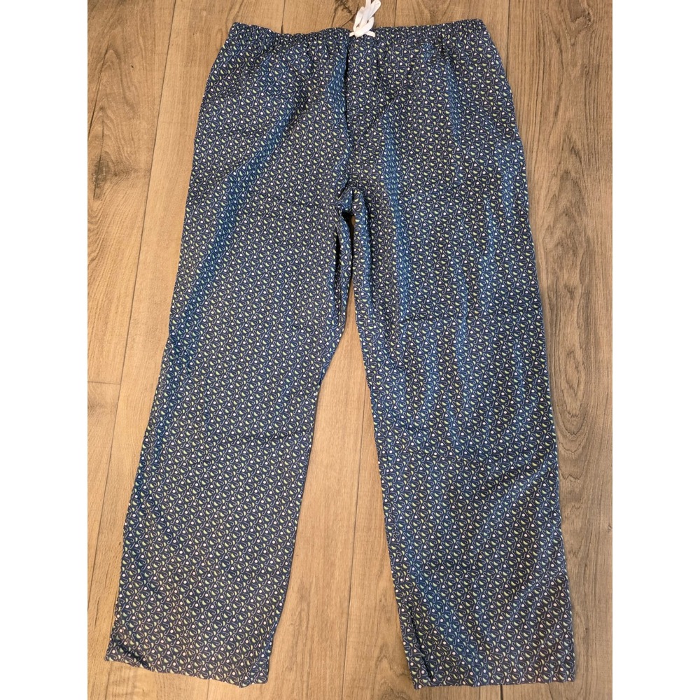 Vineyard Vines Mens XL Blue Golf Club Ball Print Cotton Pajama Pants Preppy